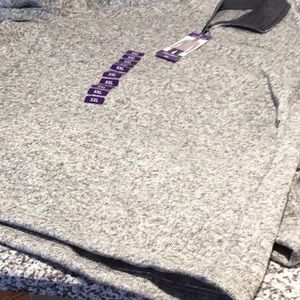 Fleeced lined 1/4 zip pullover